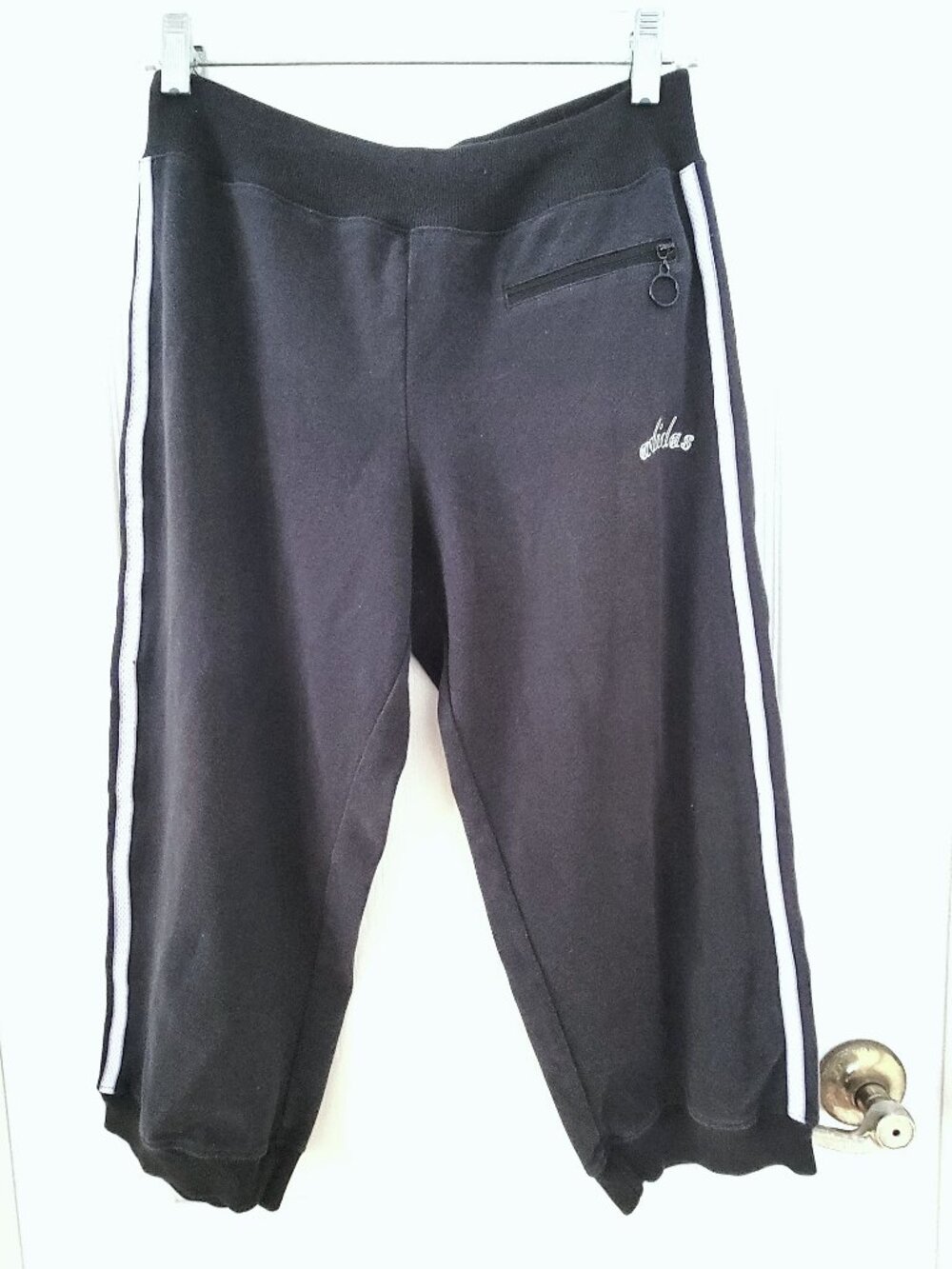 ADIDAS BLACK CAPRI